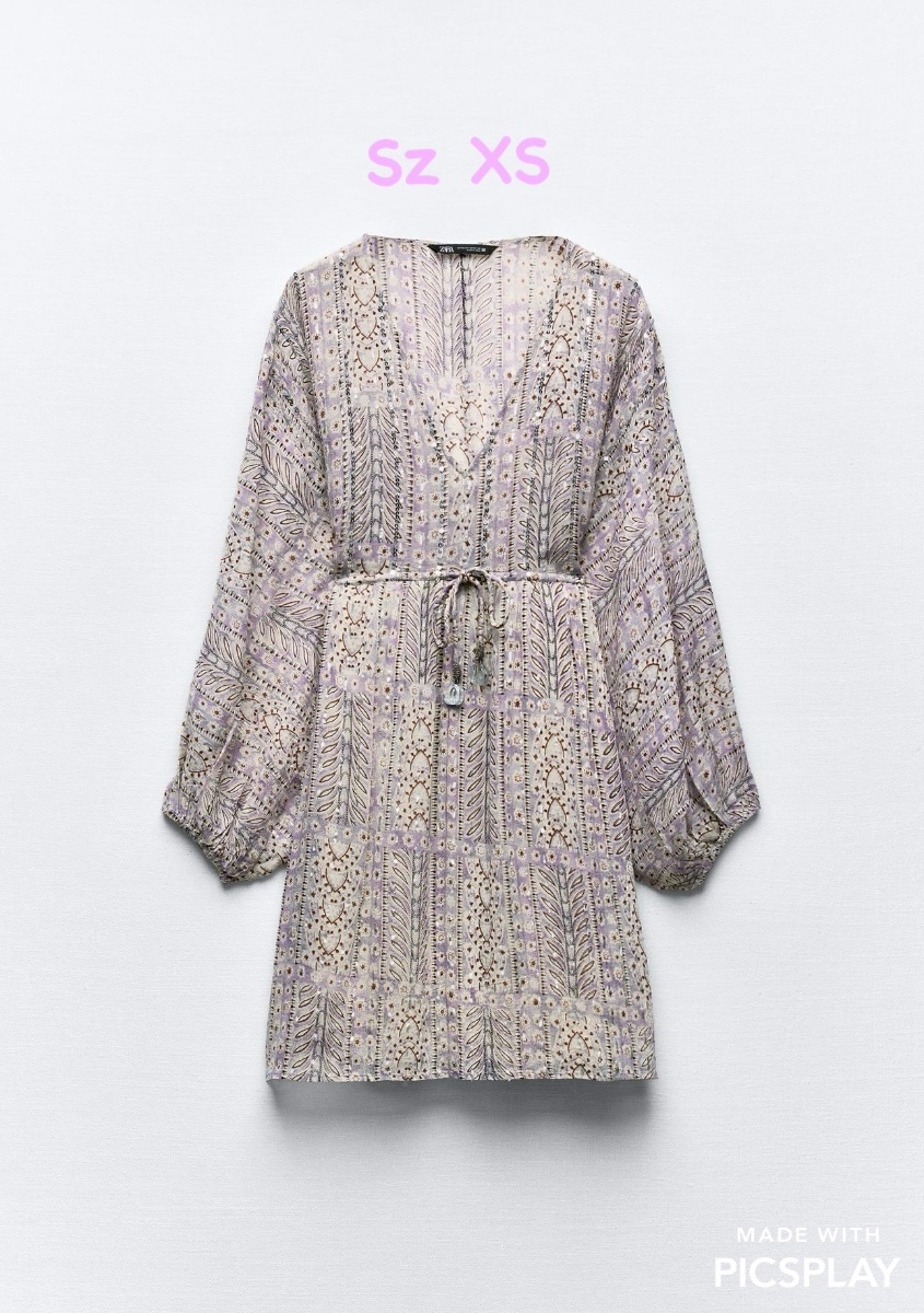 Zara Hippie Boho Dress - Sz XS