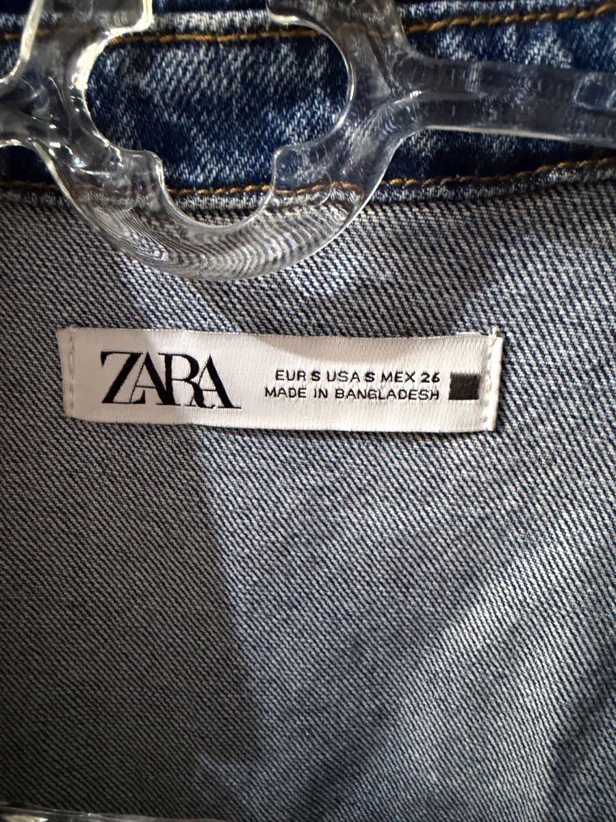 Zara Denim Mini Dress photo 3