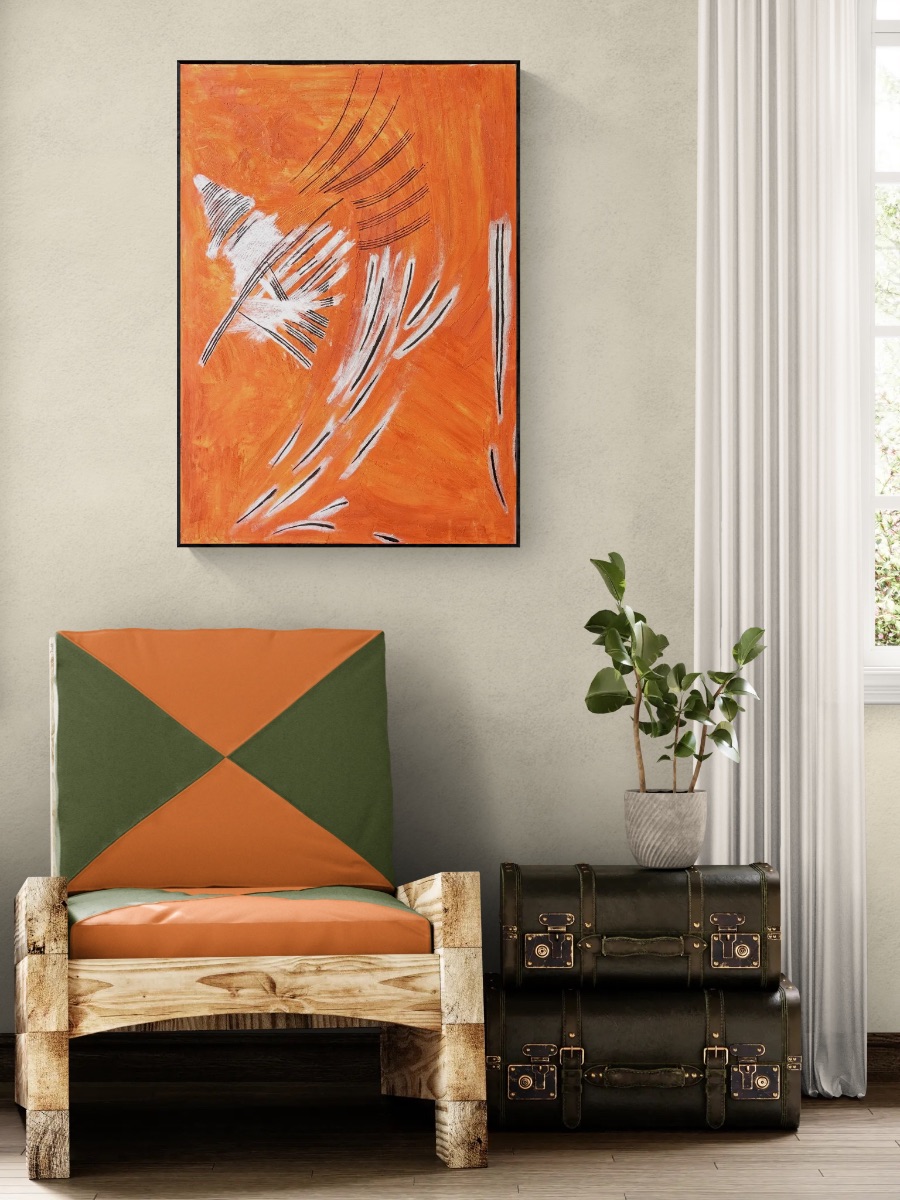 Kazakh Artist Interior picture “Spikes”