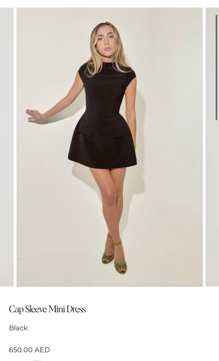 Odd Muse Black Dress