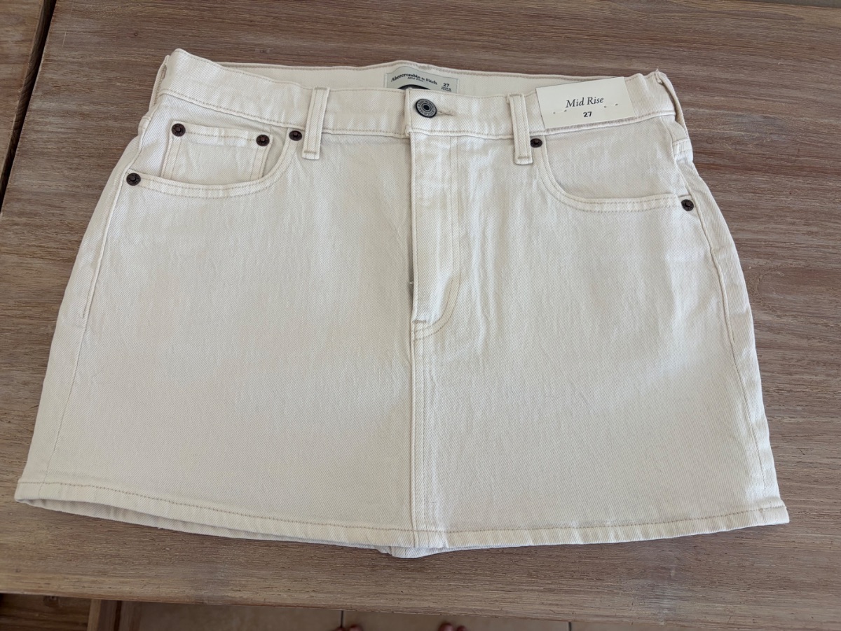 Abercrombie & Fitch denim skirt
