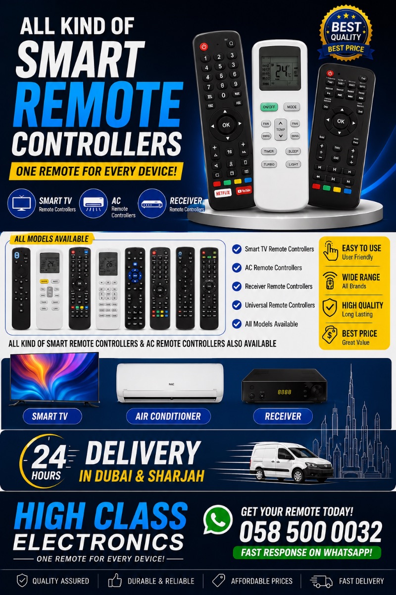 Smart tv remote controller