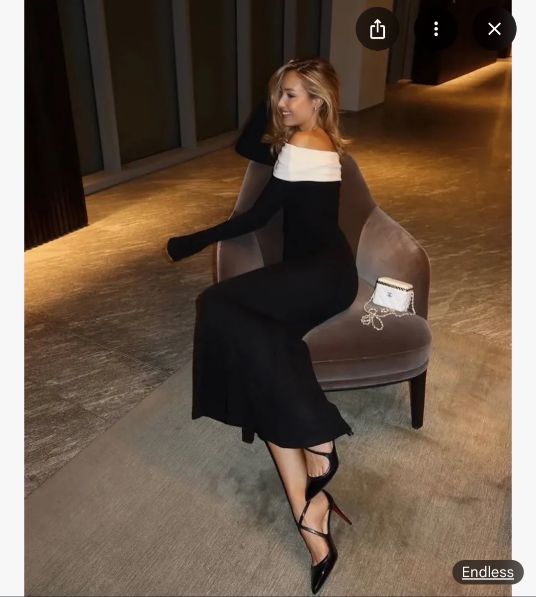 Nora Esber Off Shoulder Dress