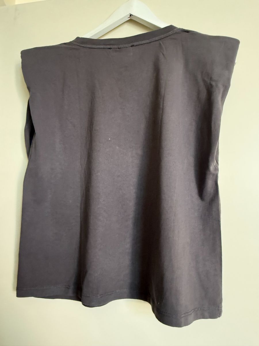 Zara Harvard University Sleeveless Top Small photo 3