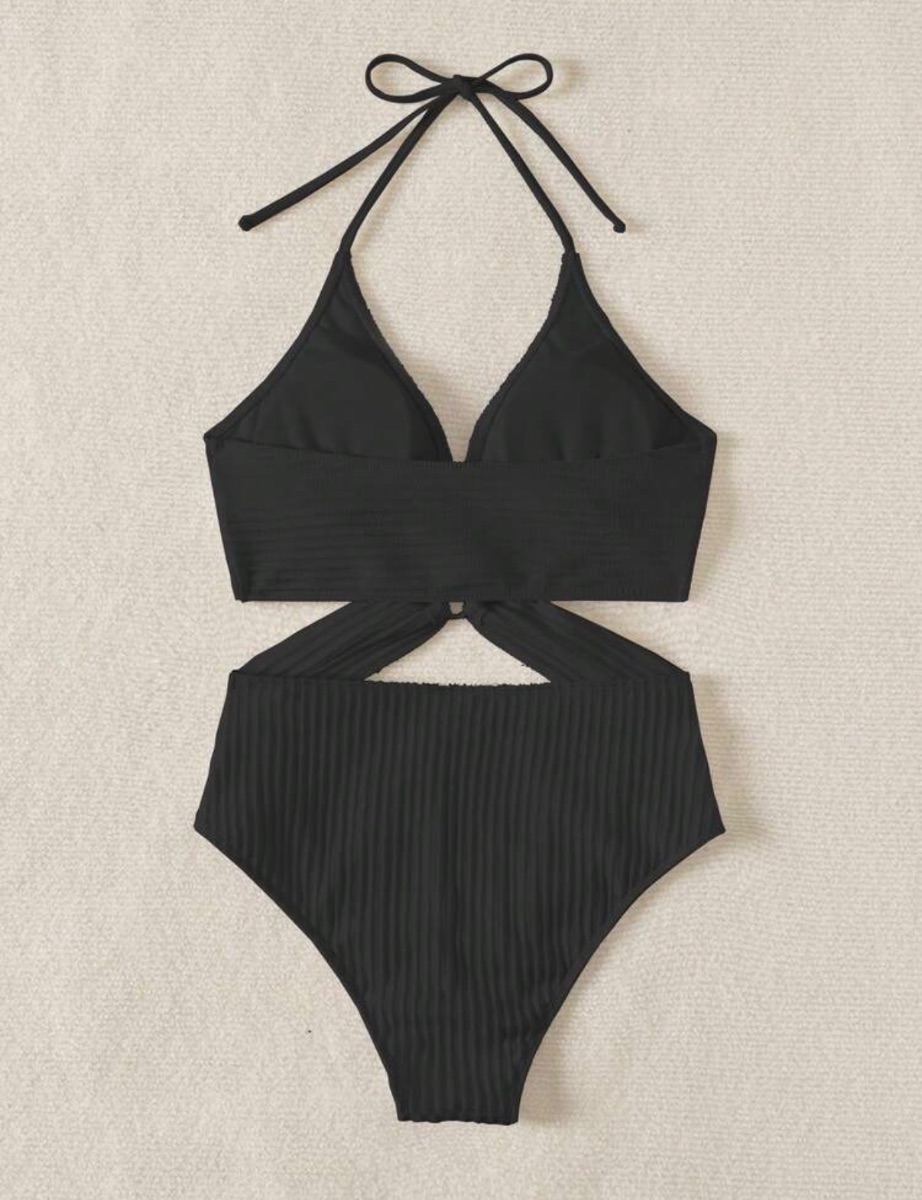 Shein Black swimsuit size large photo 2