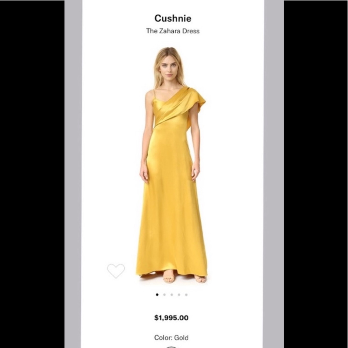 Cushnie et Ochs Zahara Silk Draped Dress photo 2