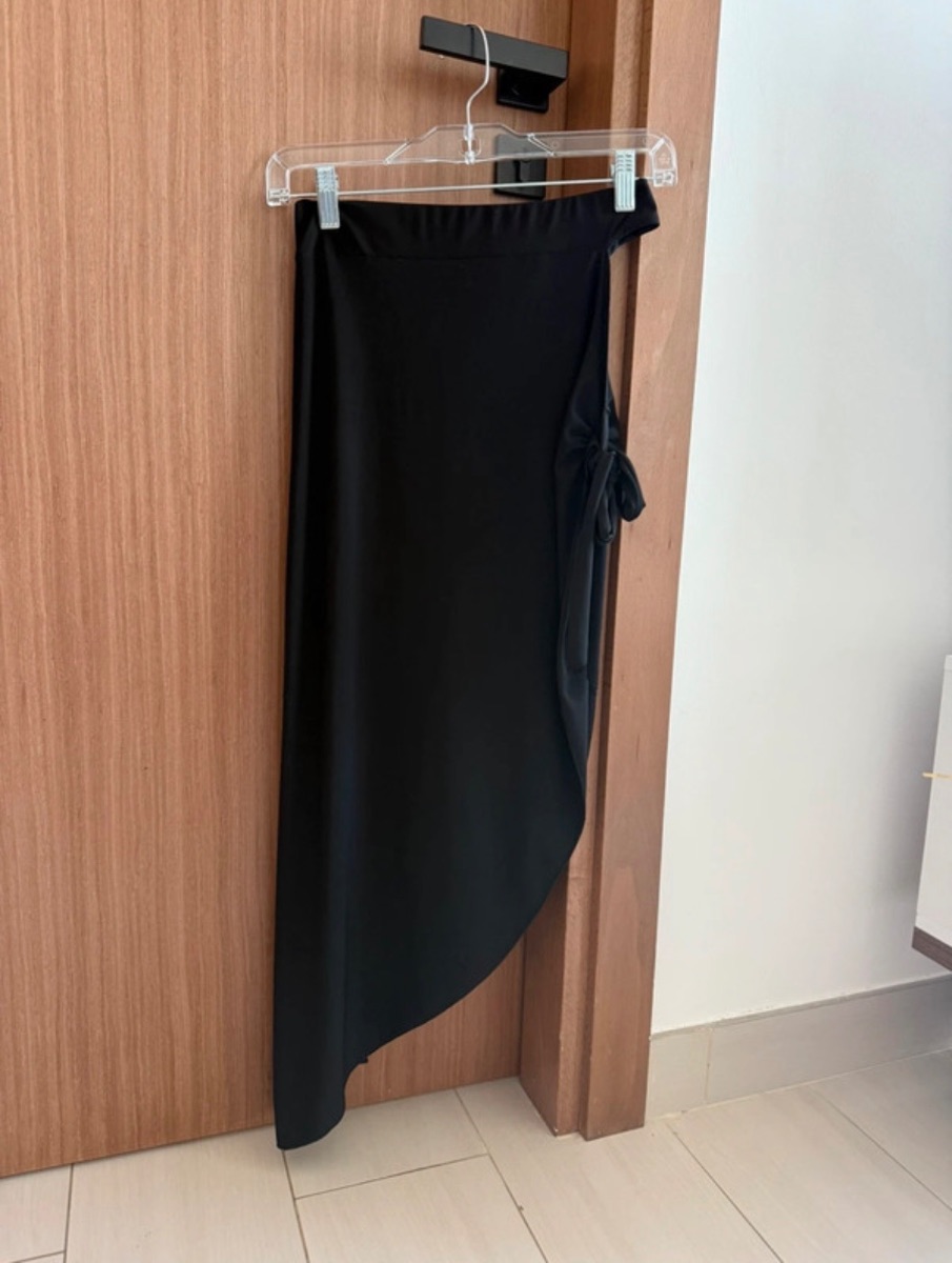 Shein Black Beach Cover Up Skirt