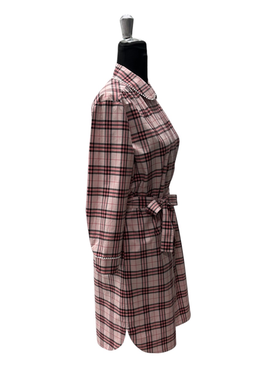 Burberry Check Cotton Belted Shirt Dress photo 3