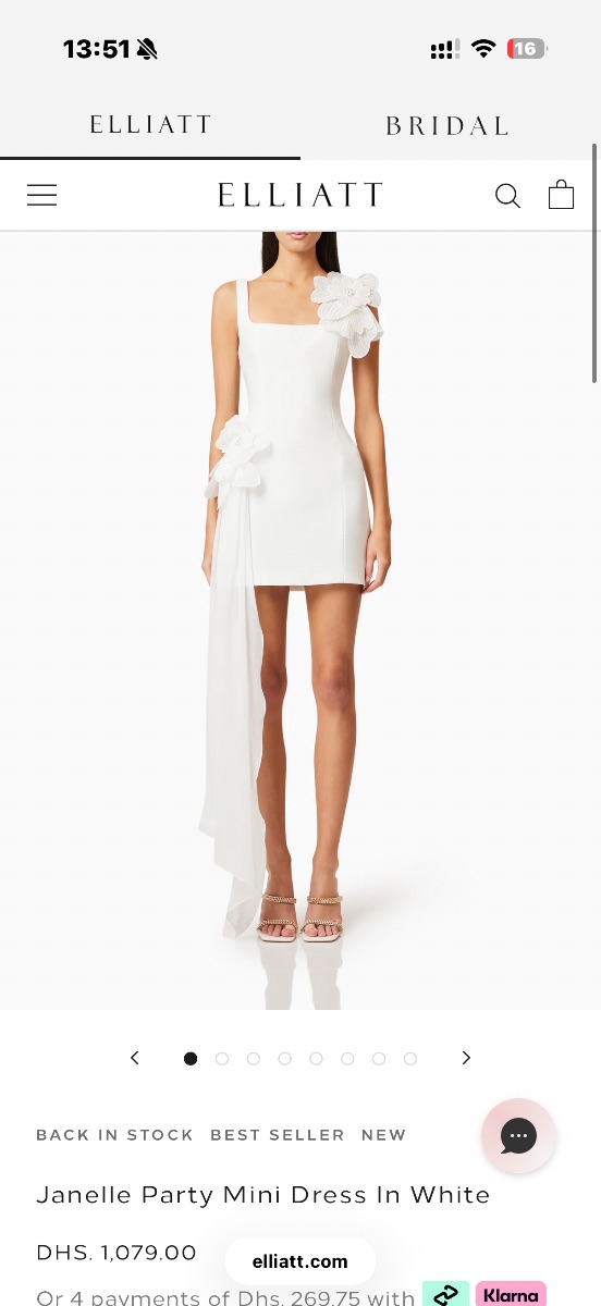 Elliatt White Dress