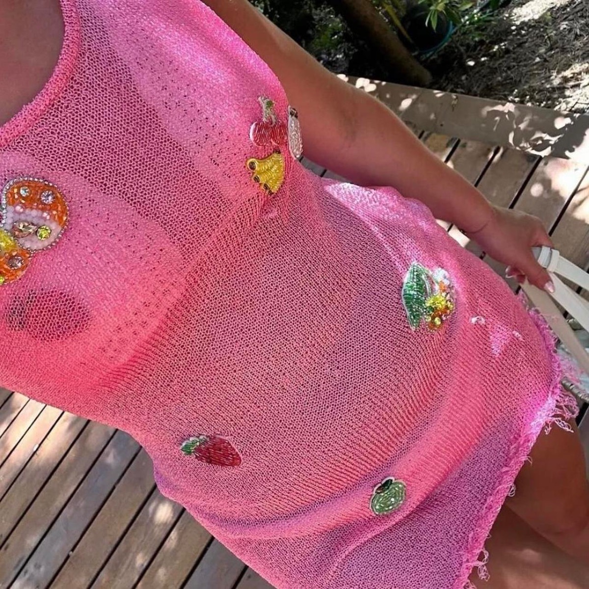 Wolfe Bay Pink Mini Dress photo 2