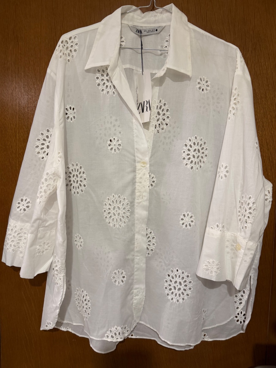 Zara Sara White Shirt new with Tag
