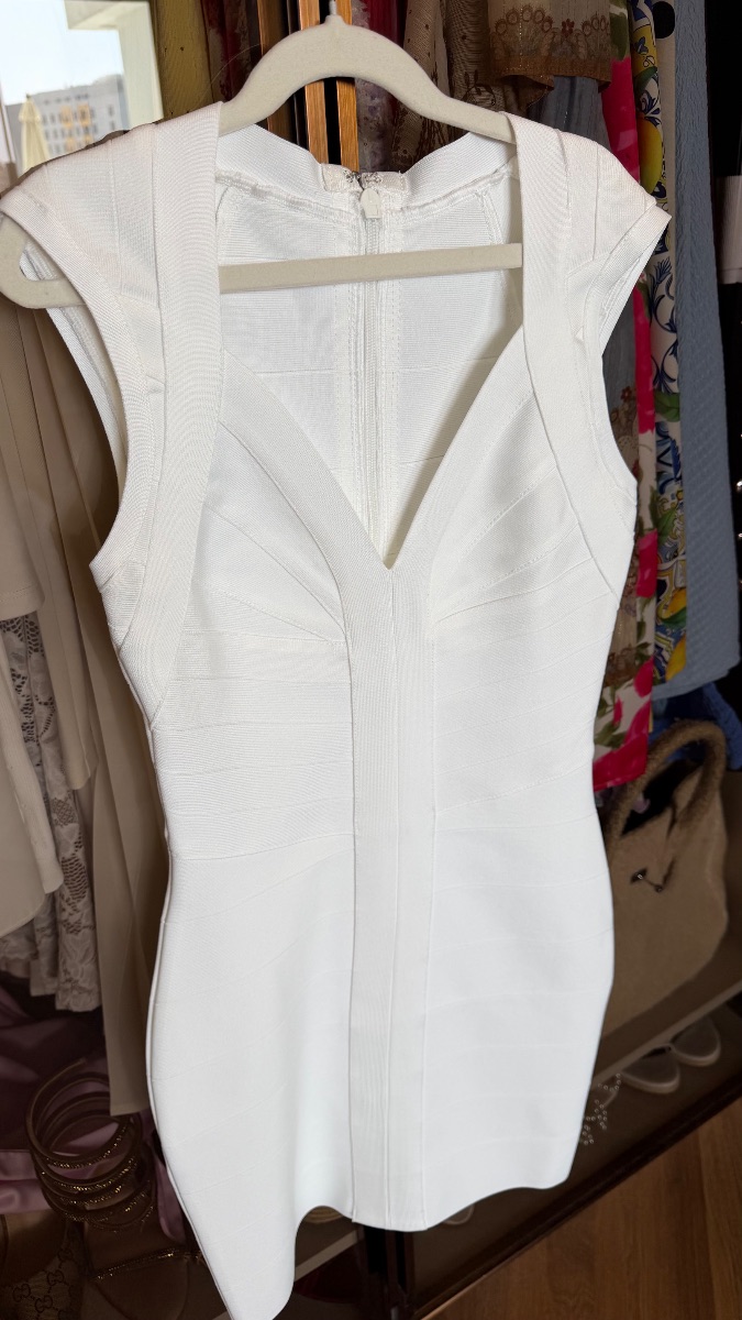 White bandage dress brand new XS