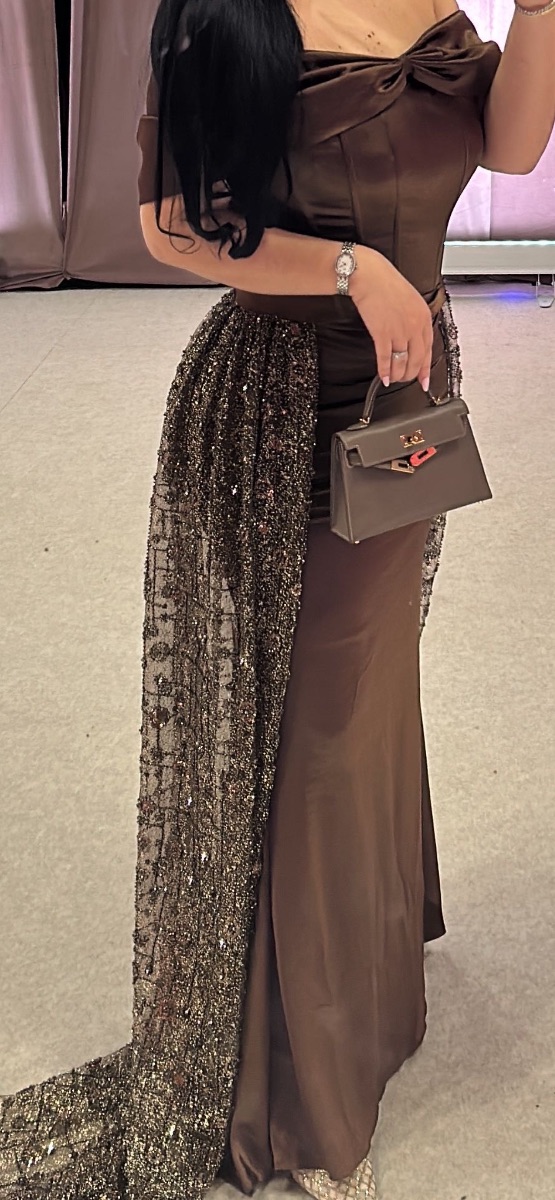 Designed Brown evening dress