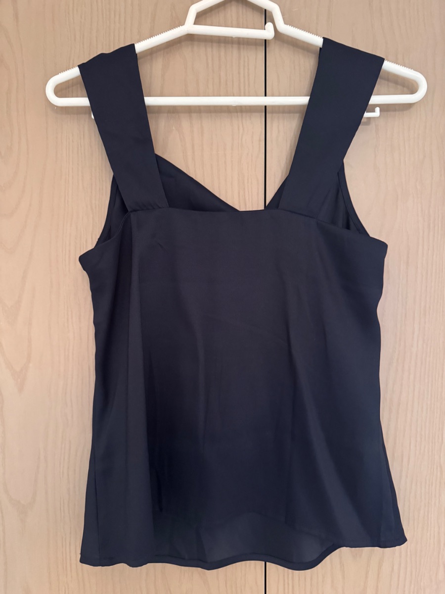 Banana Republic navy sleeveless top photo 2