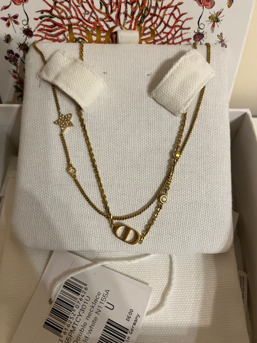 Christian dior petit double necklace photo 2