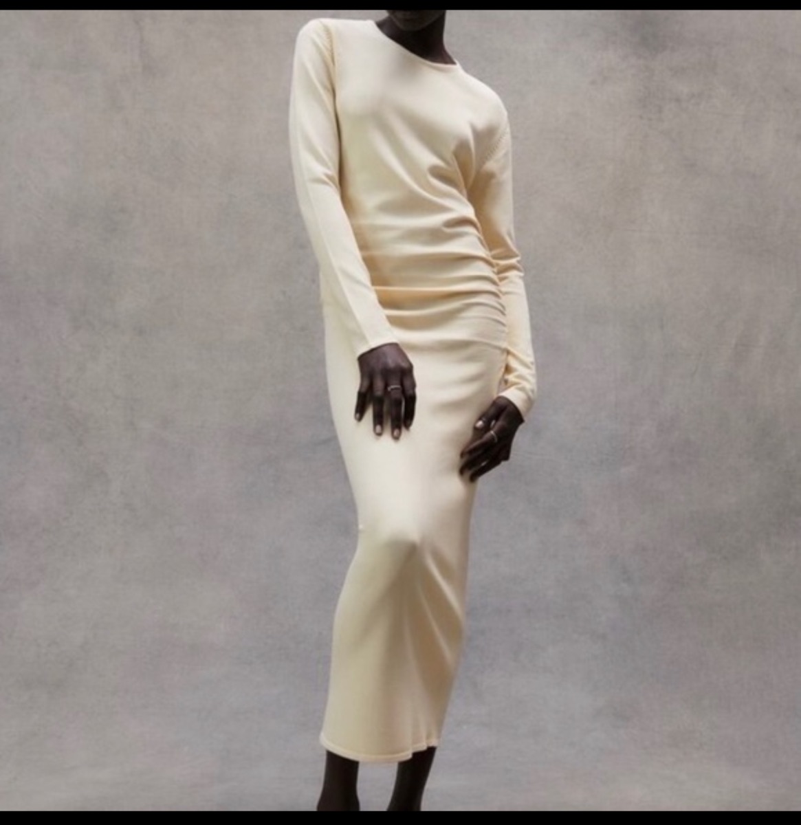 Zara long yellow dress M