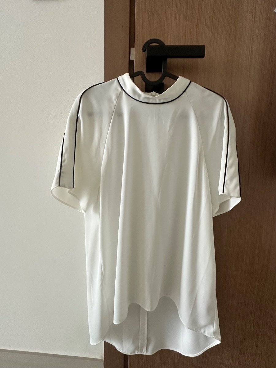 Womens Zara TRF Top Off White size S