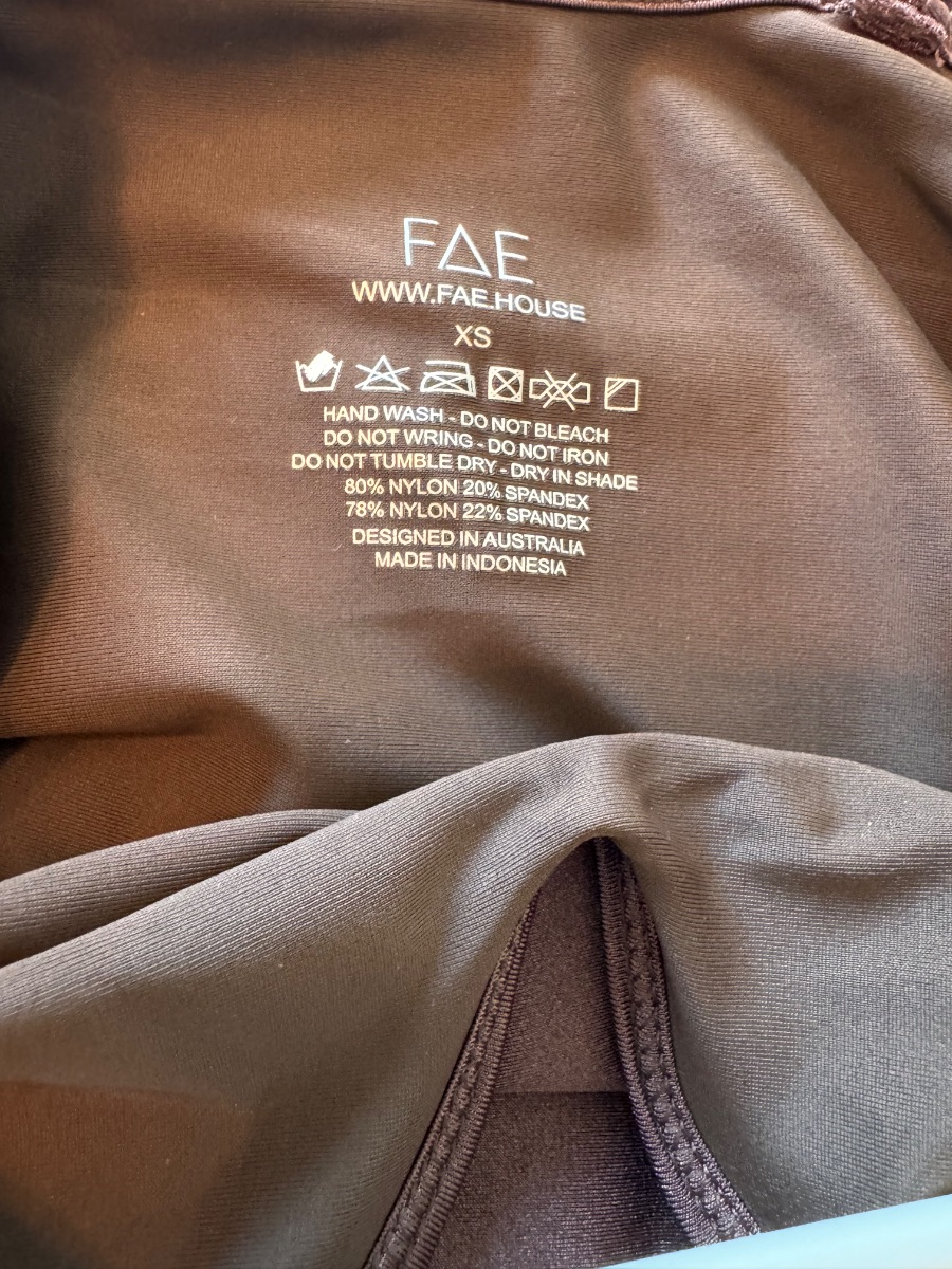Fae brown one-piece swimsuit photo 3