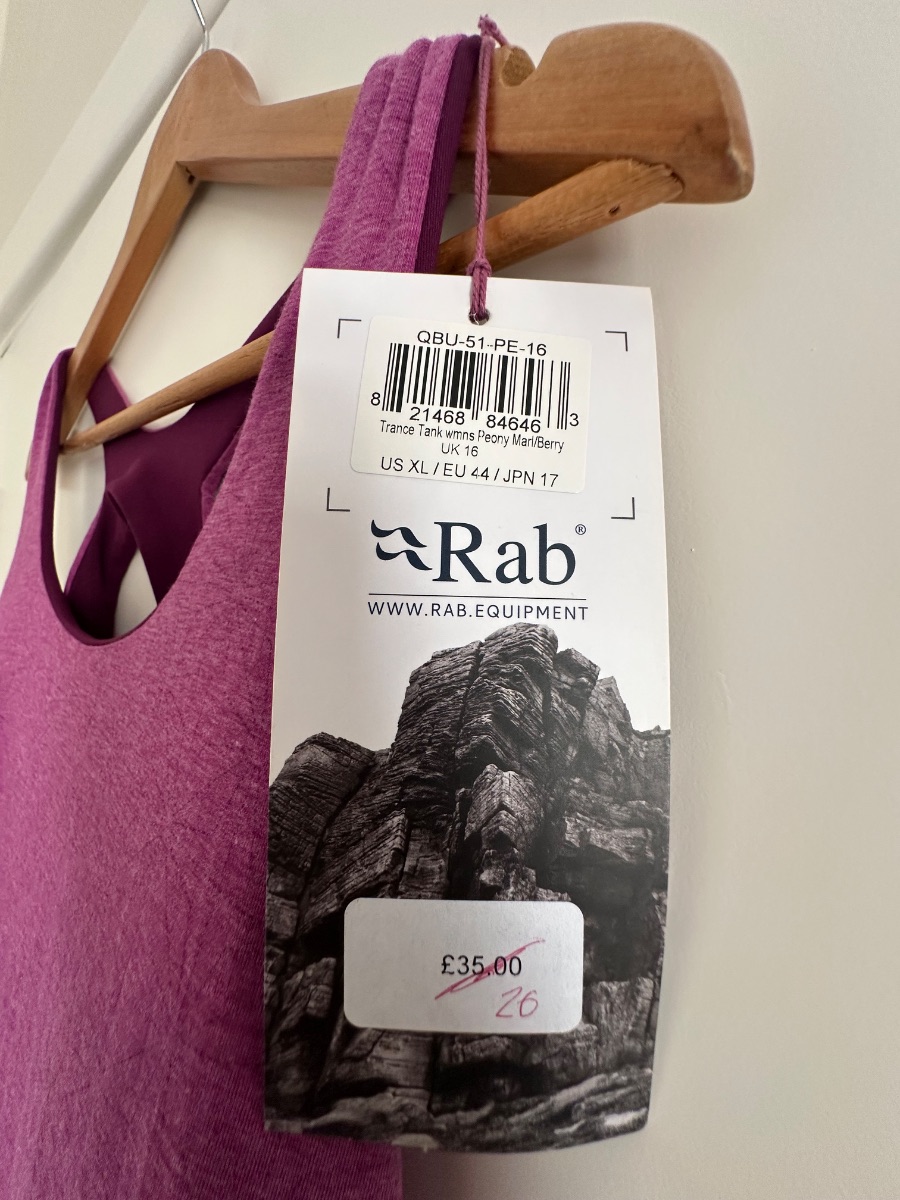 Racerback Rab Trance tank top photo 2