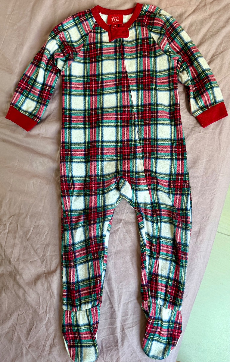 Cozy Christmas Plaid Baby Pajamas – Family PJs