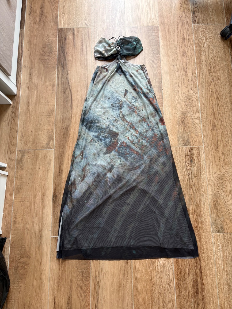 JADED LONDON Strappy Maxi Dress in Multi photo 3