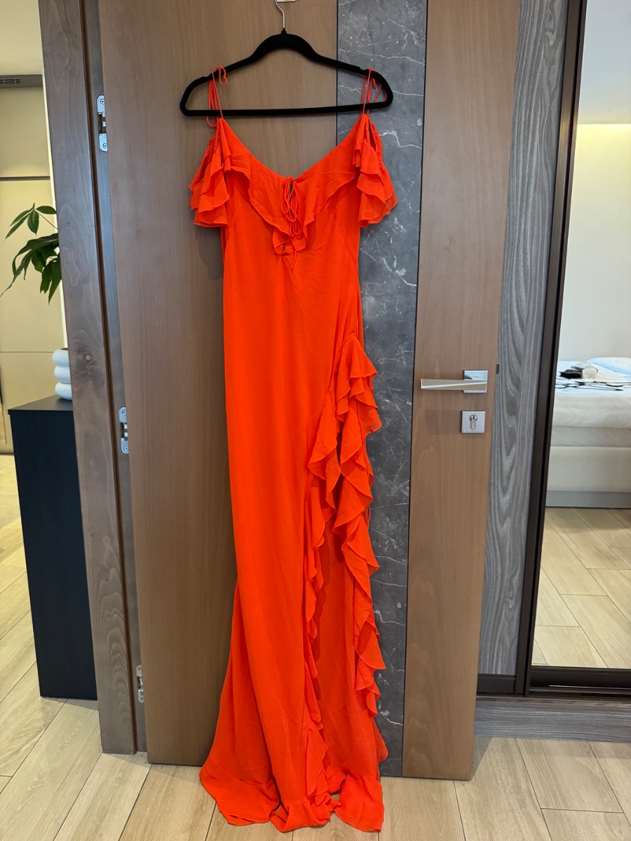 Melrose Haus maxi coral dress