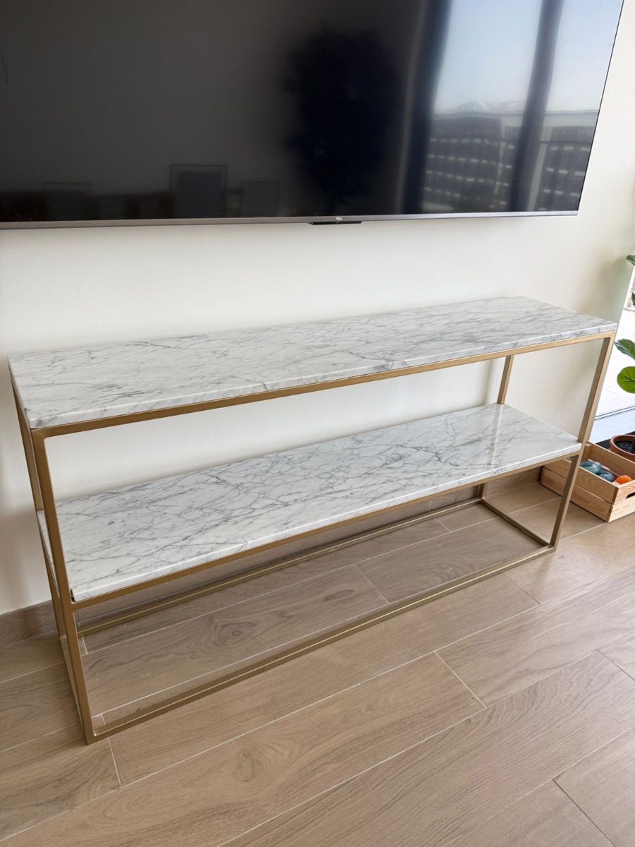 Custom Made Marble TV Unit / Console / Sideboard