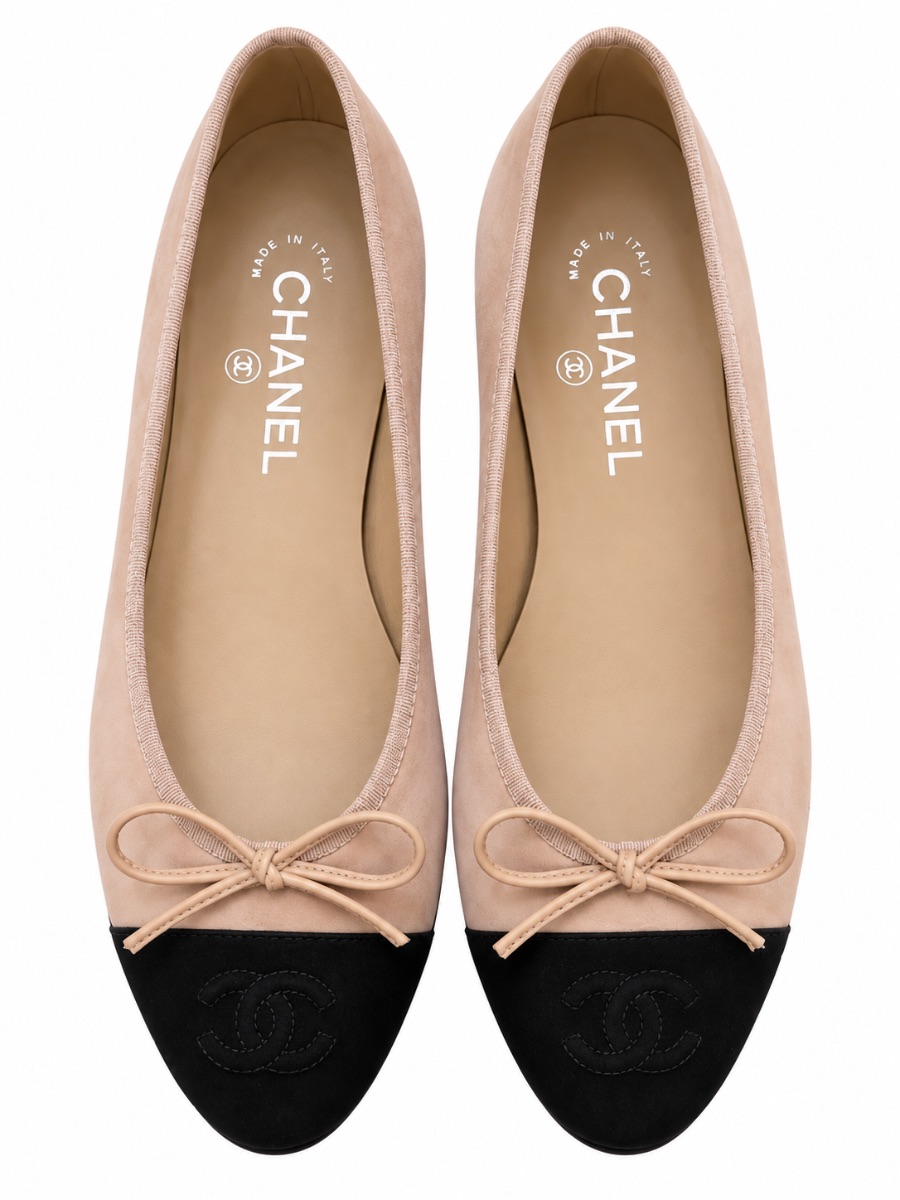 Chanel Two Tone Ballerina Flats - EU 38