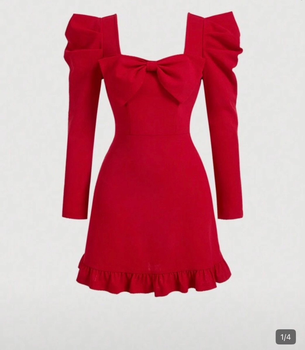 Shein Red Dress brand new size large (10/12)