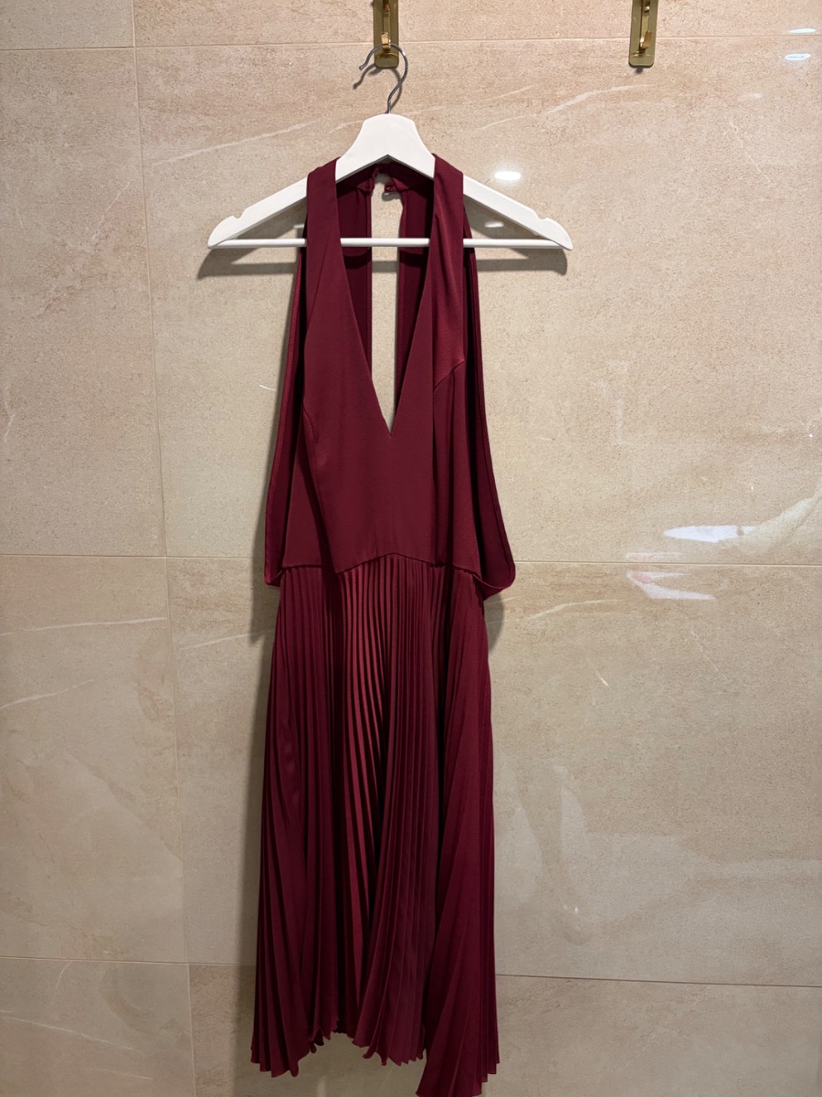 Asos Burgundy Dress