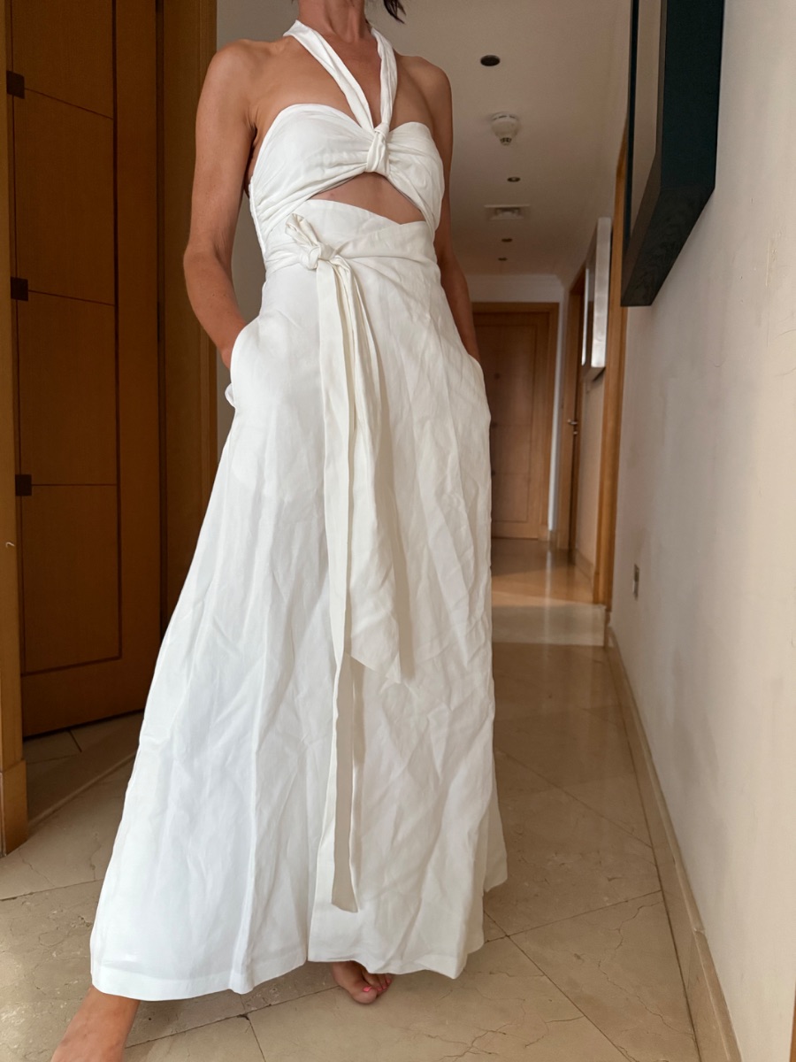 Mara Hoffman white halter-neck maxi dress photo 2