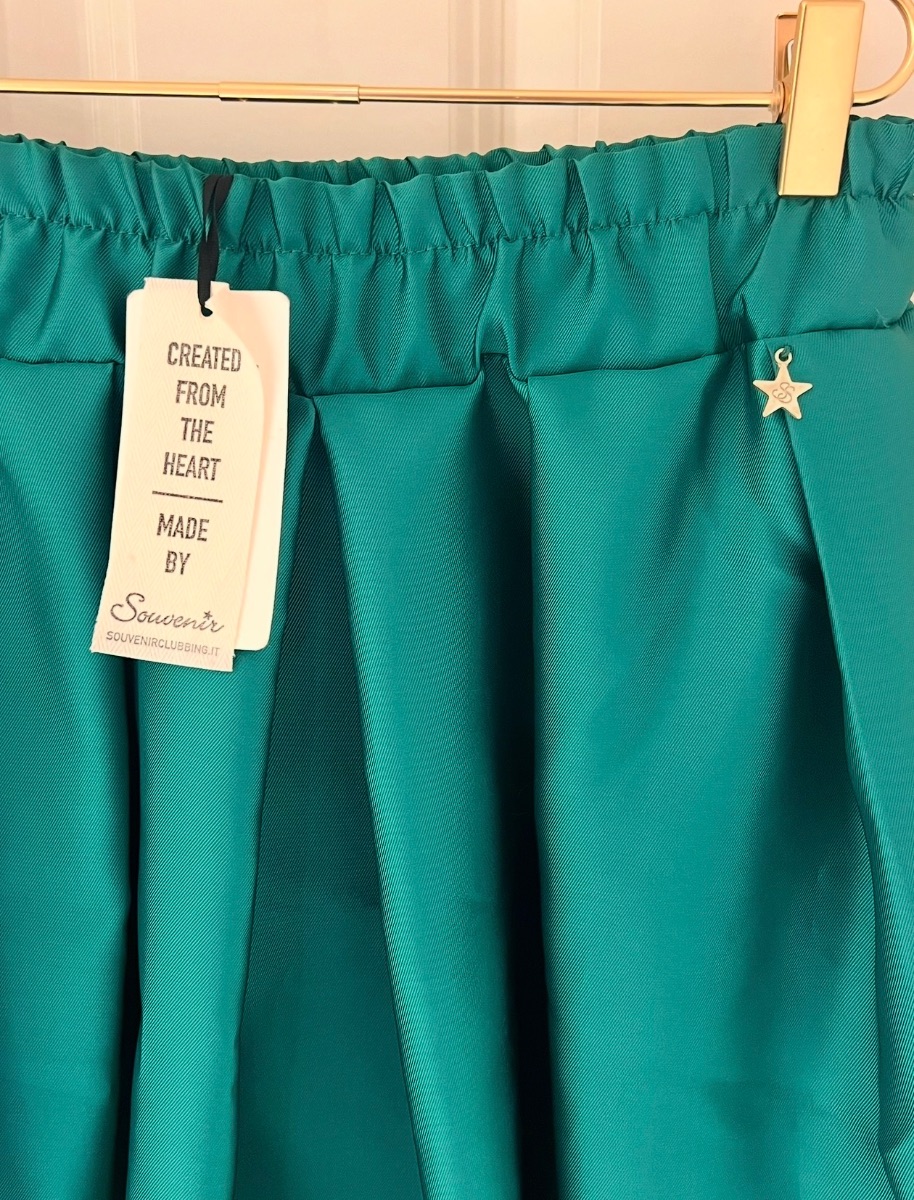 Souvenir Green Midi Skirt - New - Sz M photo 2