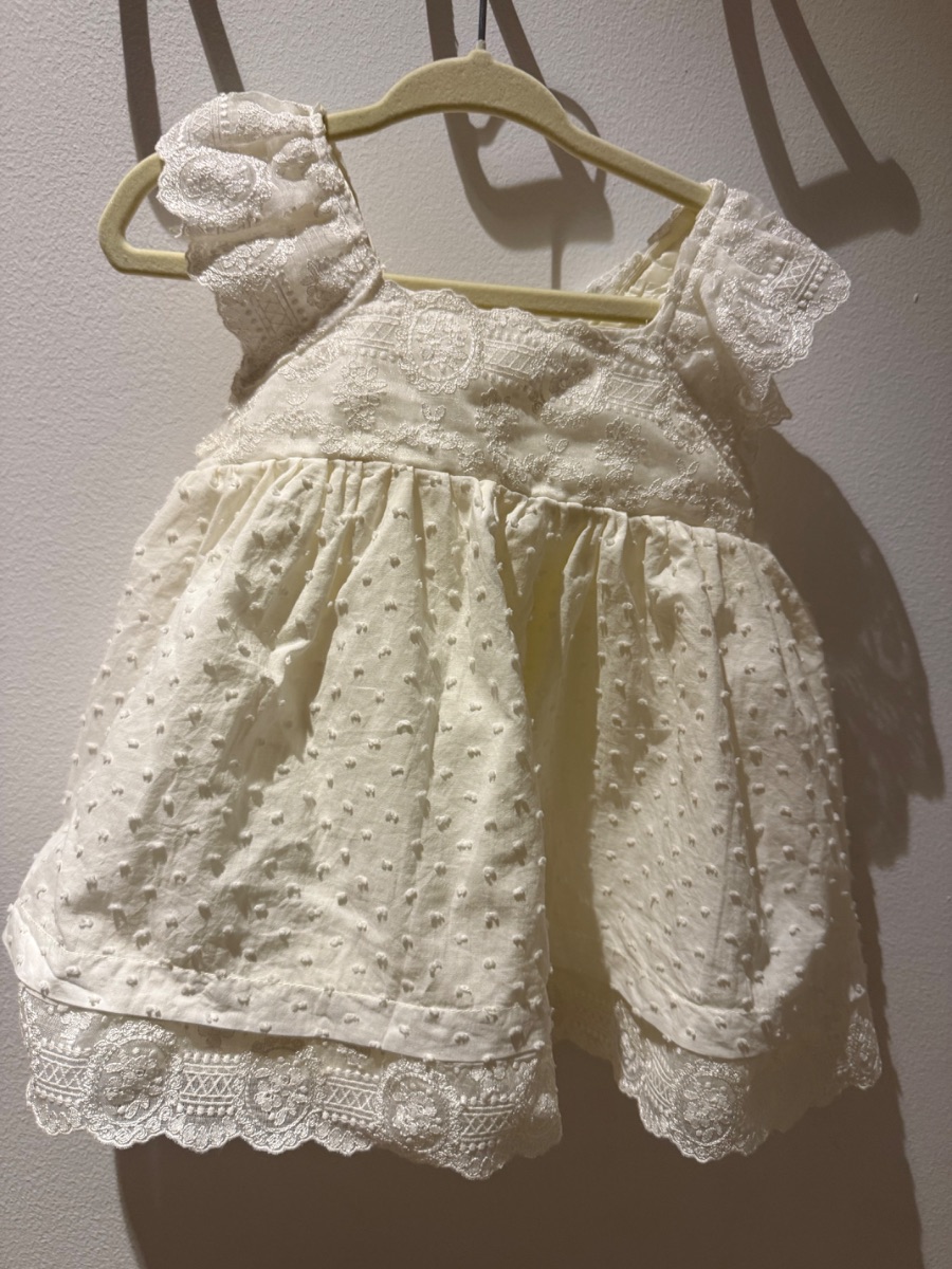 Navascues Event lace dress 18M offwhite