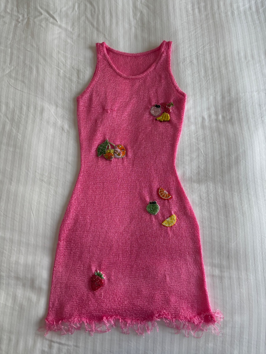 Wolfe Bay Pink Mini Dress photo 3