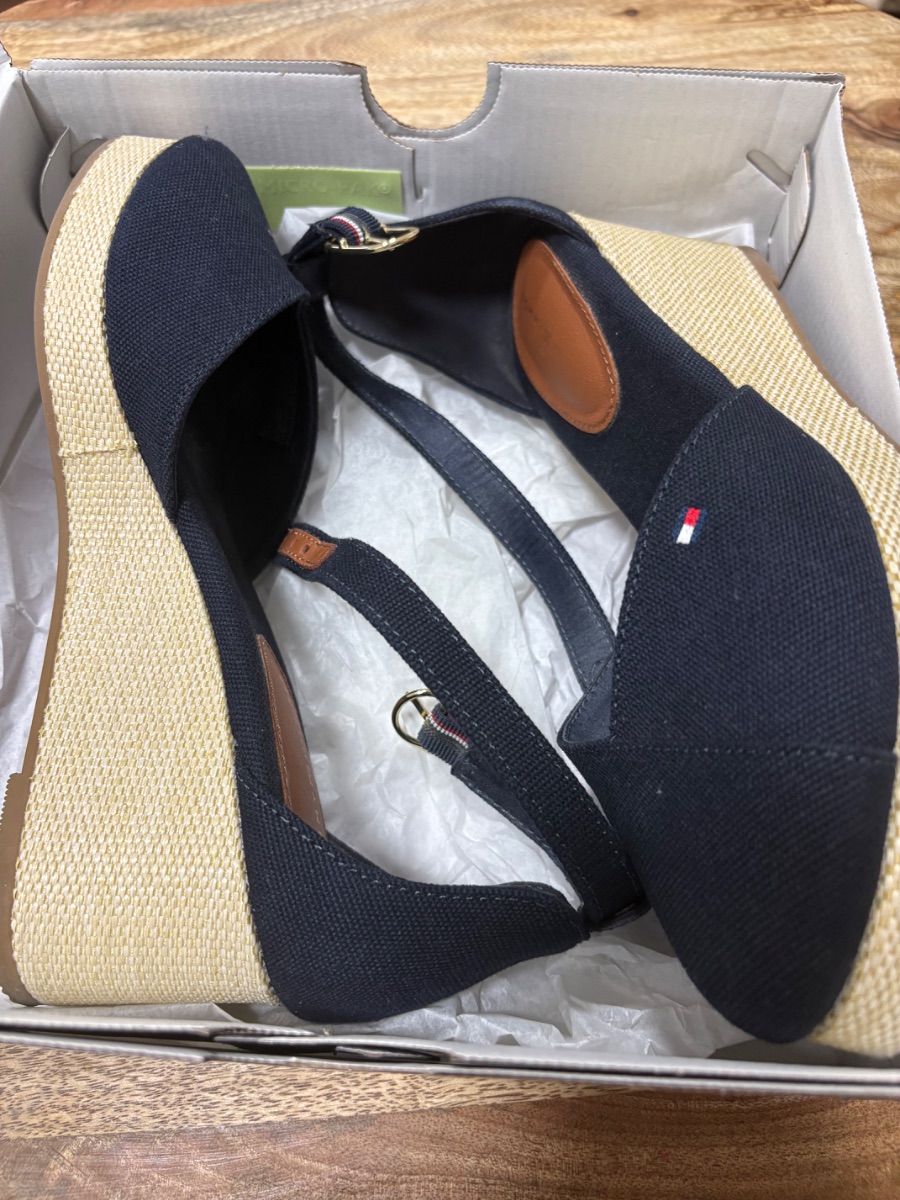 Tommy Hilfiger Tommy H Canva wedge