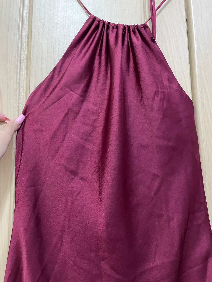And Now This Satin dress size small photo 2