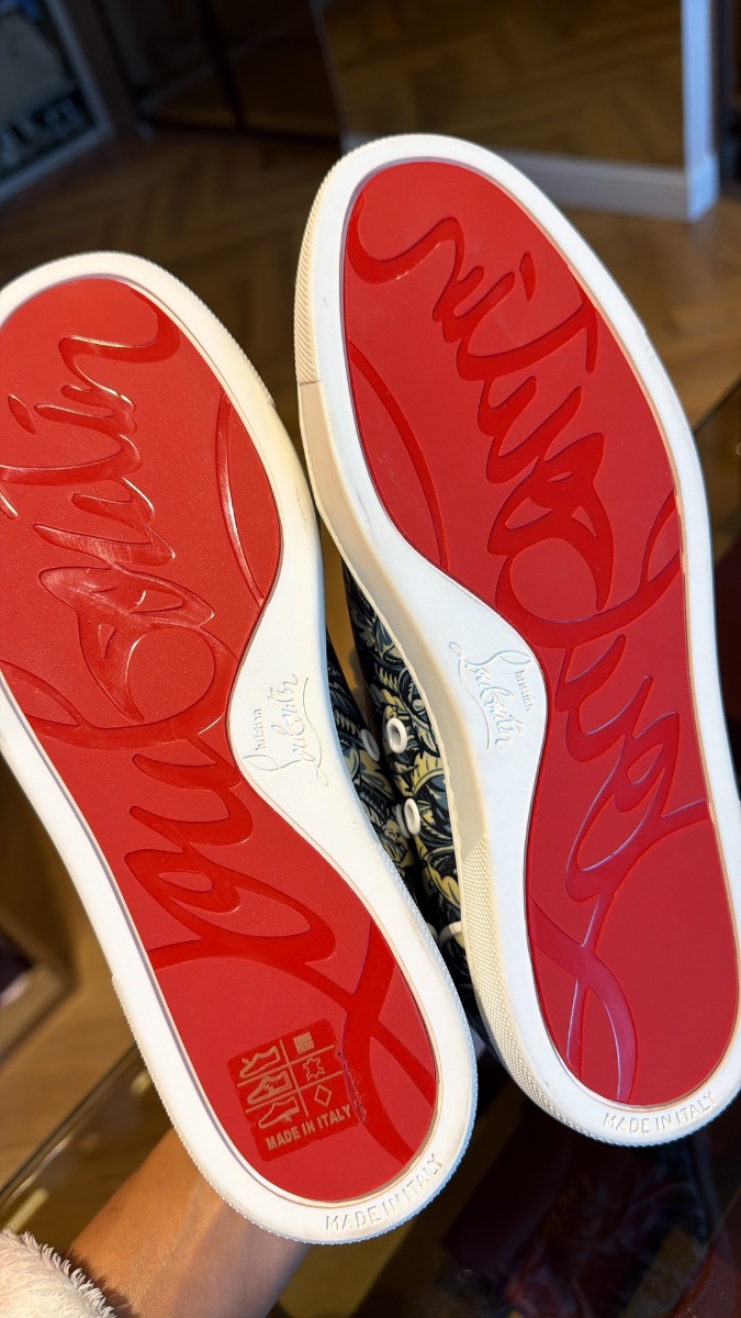 Christian Louboutin Louboutin China print sneakers photo 3