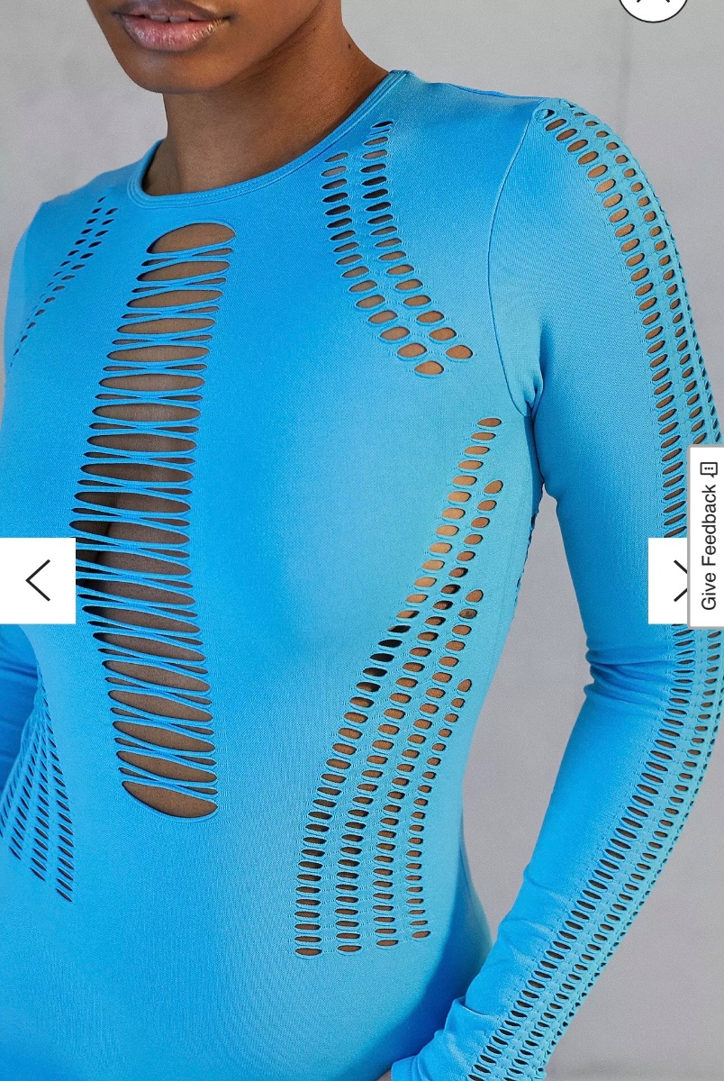 Urban Outfitters Electric blue cut out mini dress photo 3