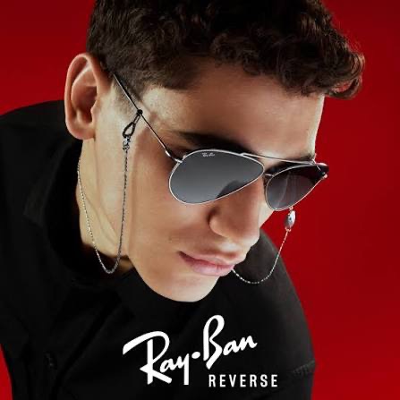 Limited edition: NEW Ray-Ban Reverse sunglasses with chains