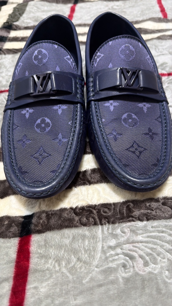 Louis Vuitton Luois Vuitton Men’s loafers navy blue photo 3