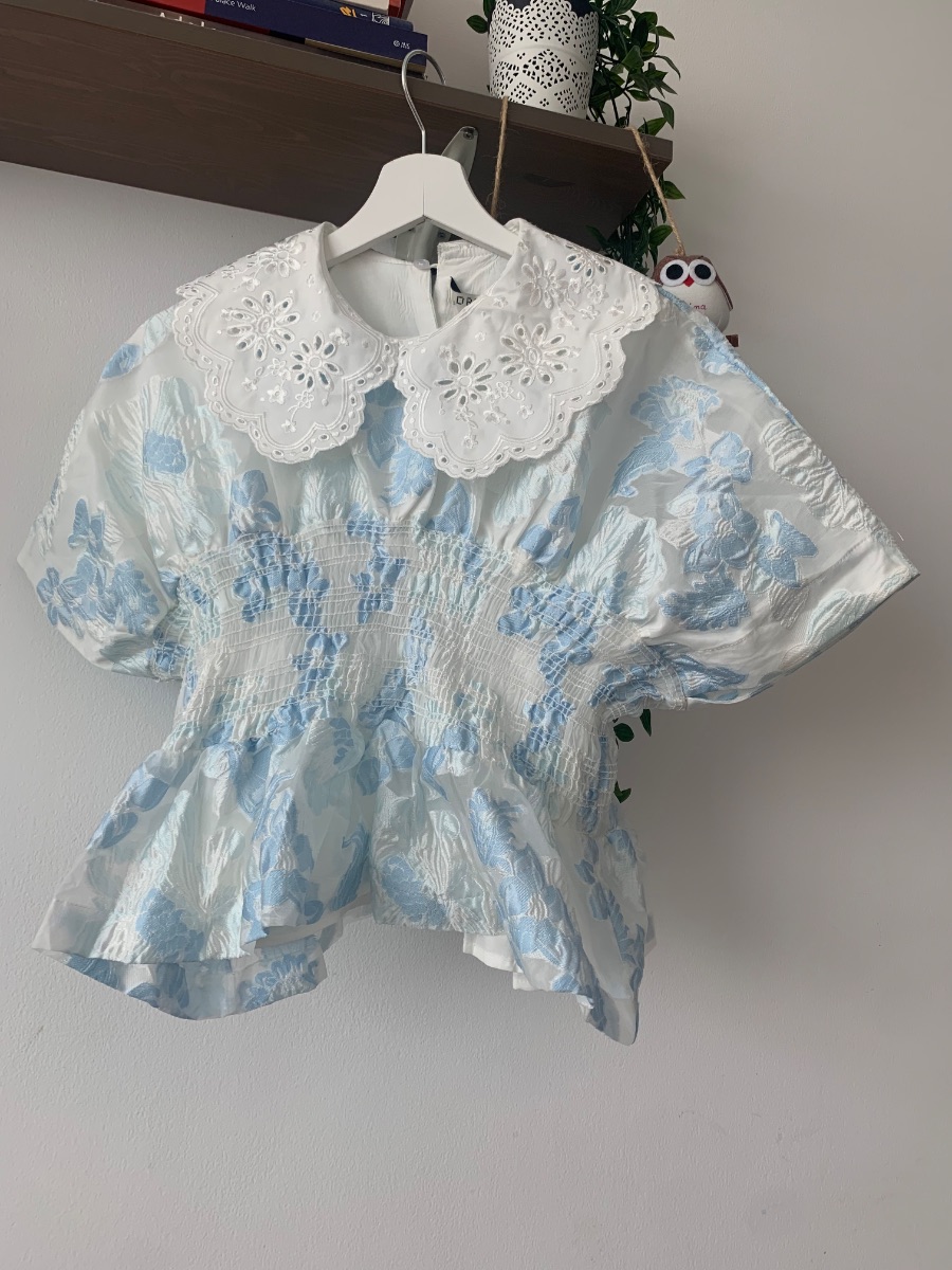 Sister Jane Gospell Beautiful Vintage Shirred Top