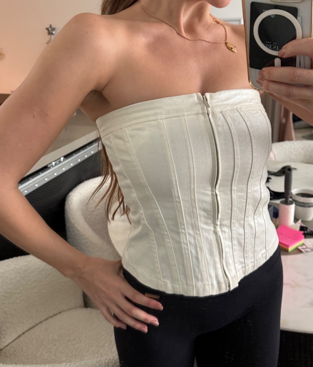 Zara Jeans corset