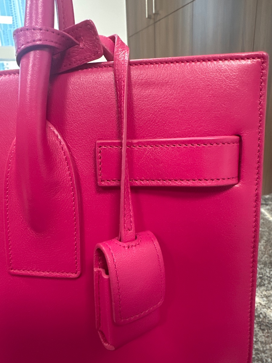 Saint Laurent Sac de Jour - Fuchsia photo 3