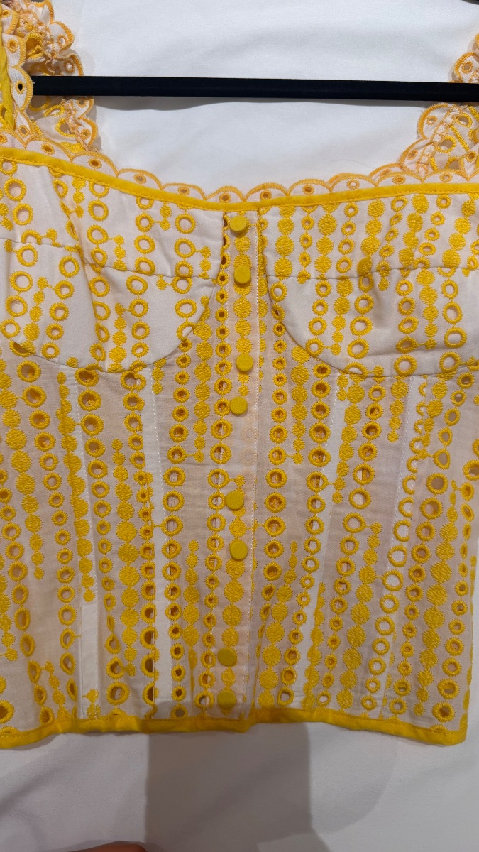 Charo Luiz Ibiza Charo Ruiz yellow top photo 2
