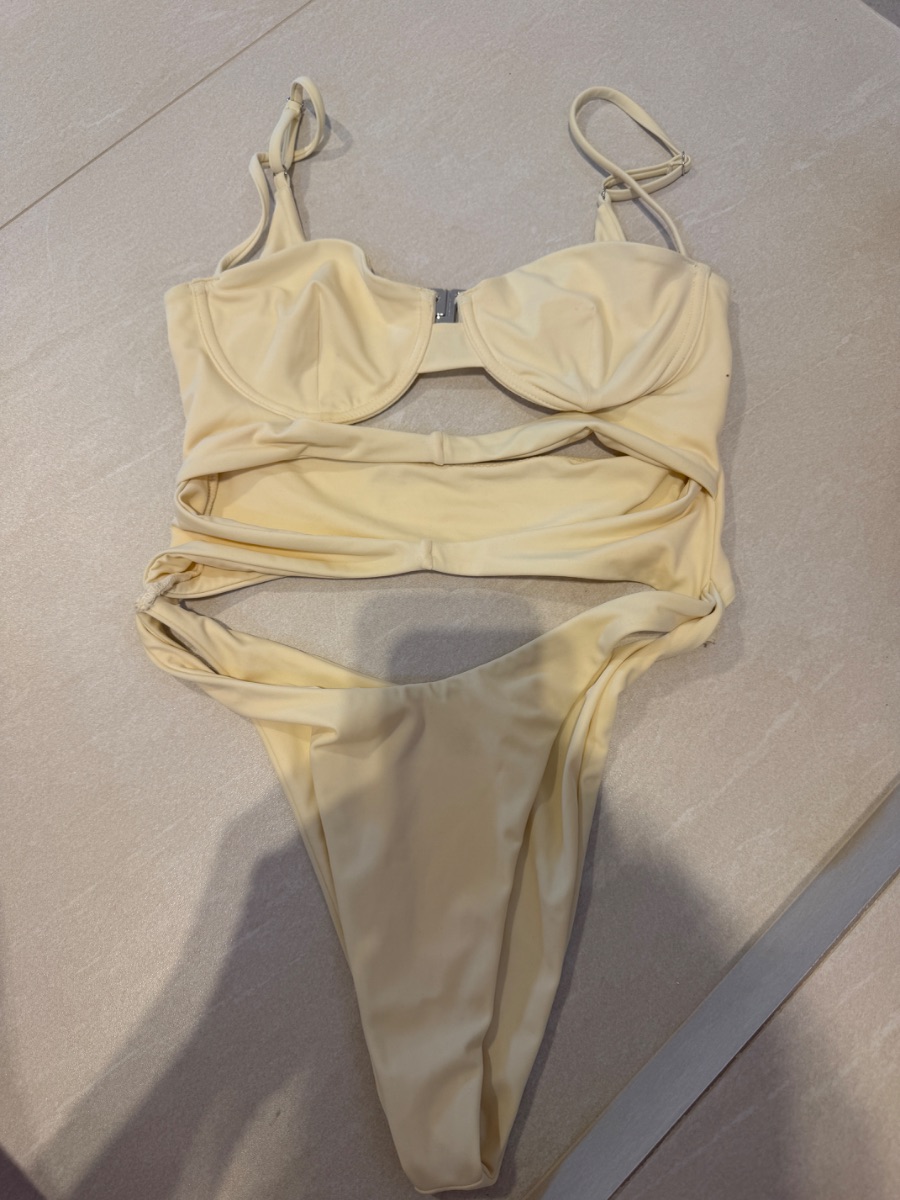 Mars the label cream swimsuit