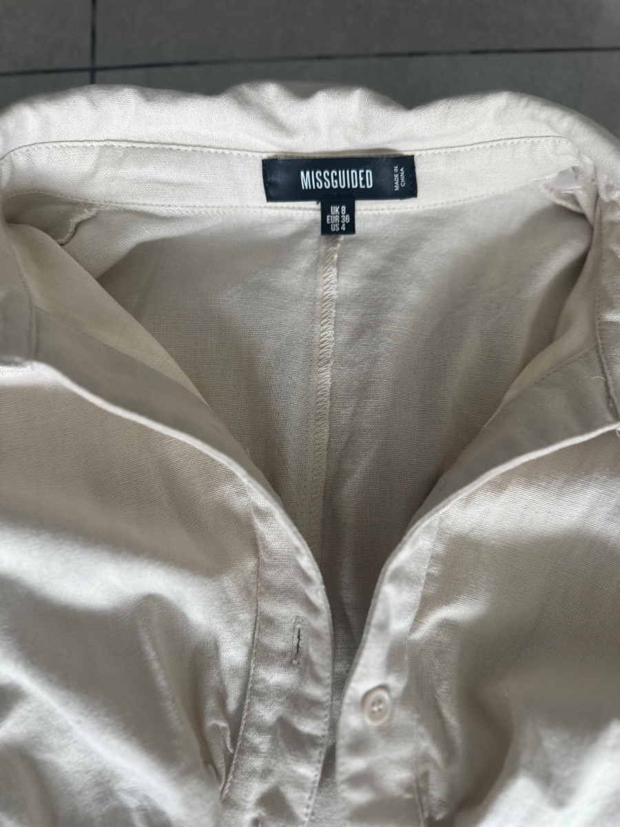 Missguided Linen misguided dress. photo 2