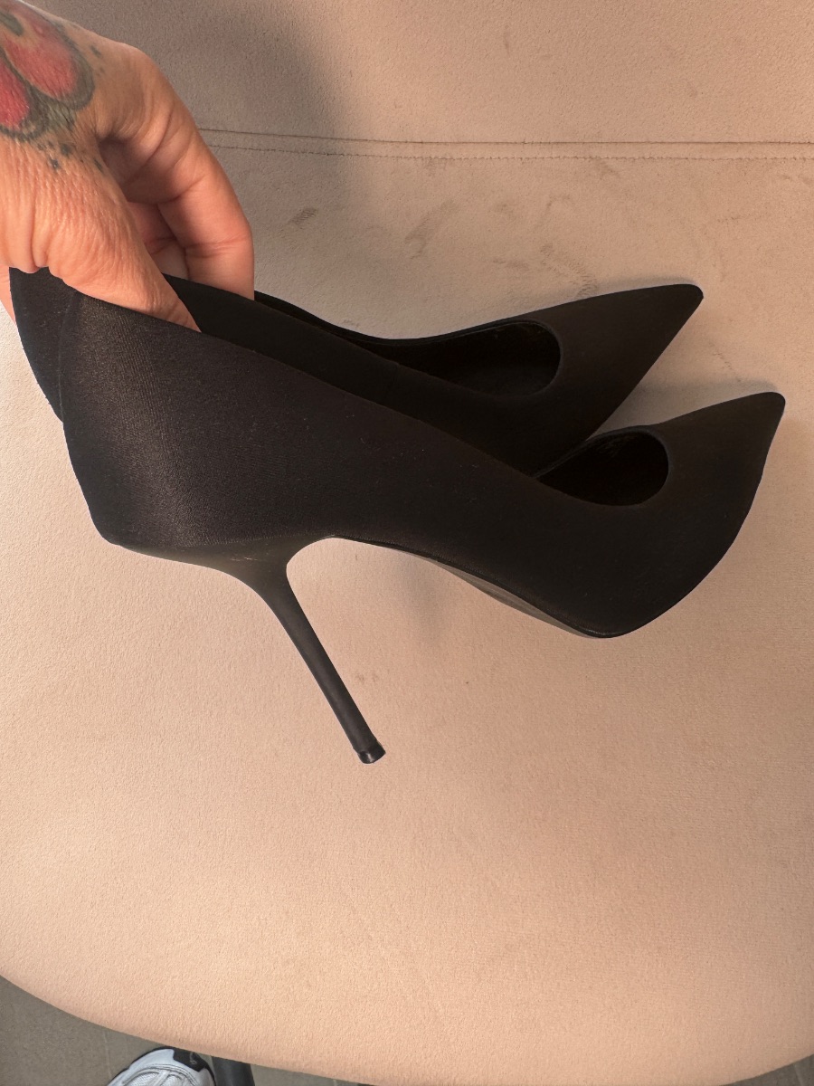 Zara black stiletto heels