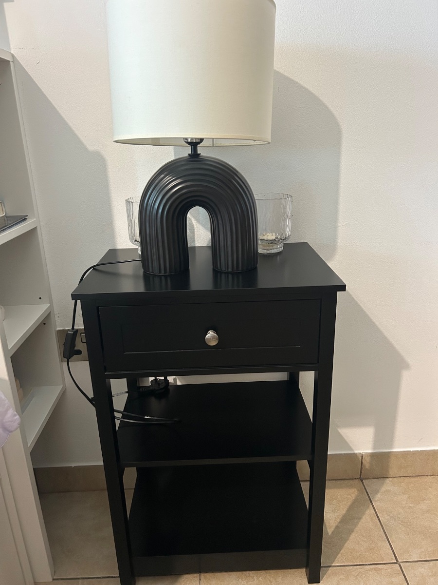 IKEA Bedside table desk and lamp