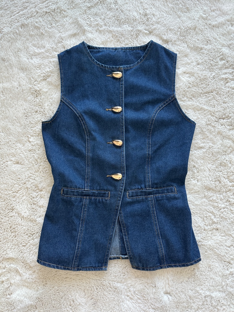 Denim vest