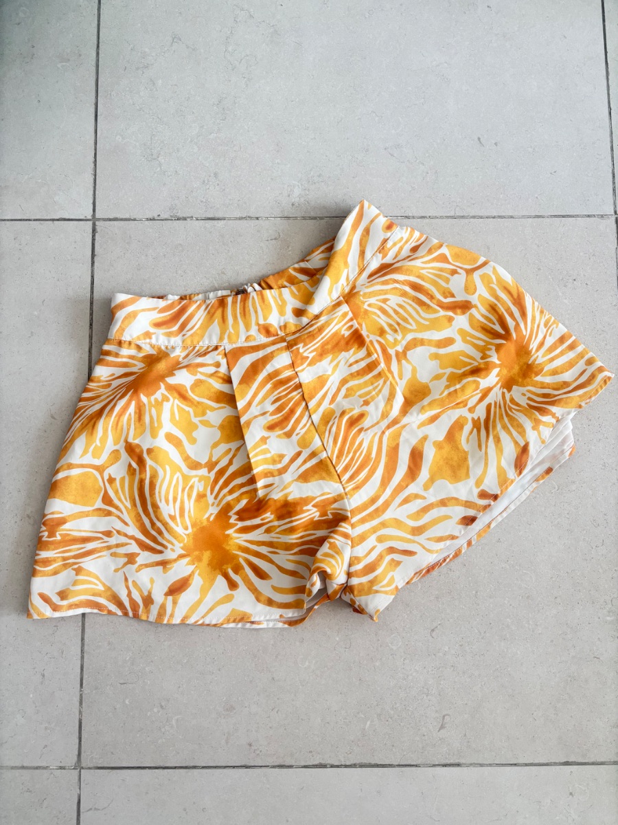 Beach City Printed high waist shorts